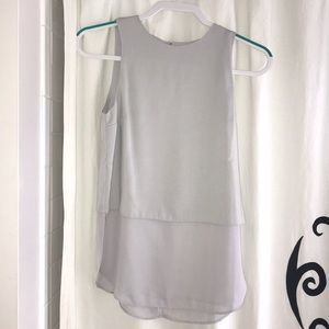 ASOS gray tiered top